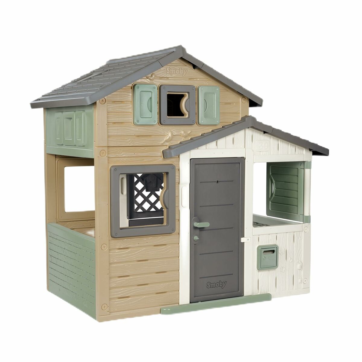 Children's play house Smoby GREEN EVO FRIENDS HOUSE 175,4 x 114,3 x 162 cm