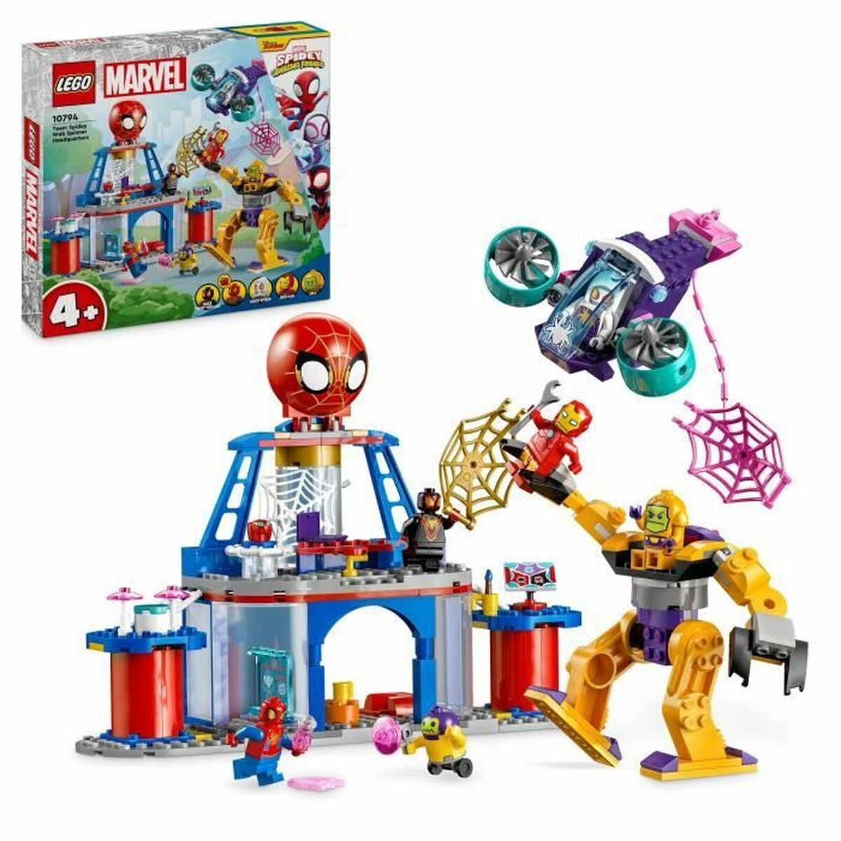 Konstruktionsspiel Lego Marvel Spidey and His Amazing Friends 10794 Team S Bunt