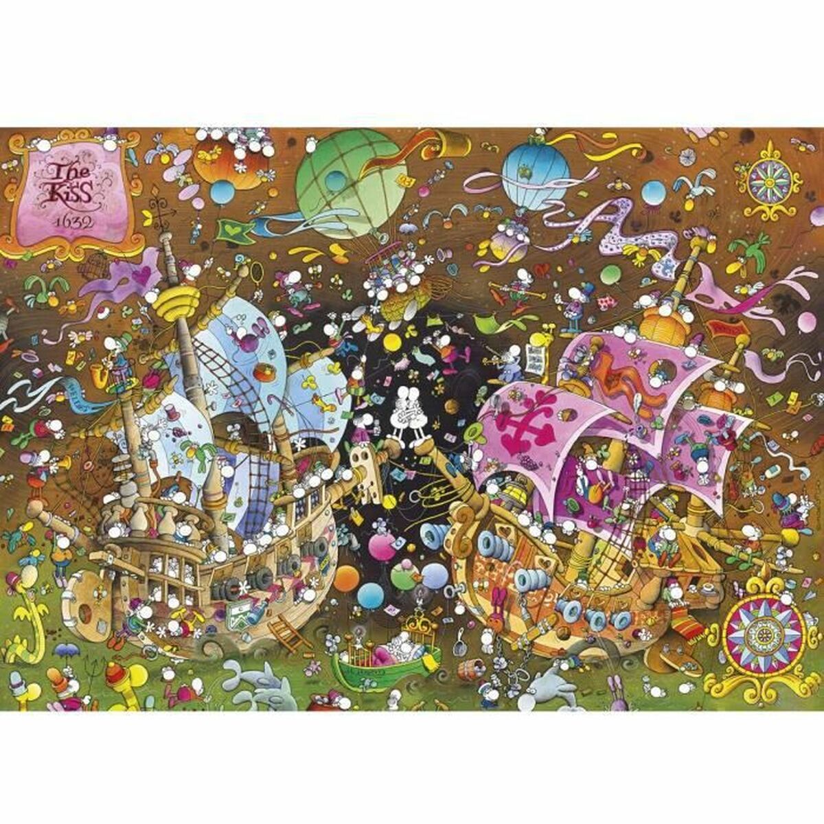 Puzzle Clementoni Mordillo The Kiss (6000 Pièces)