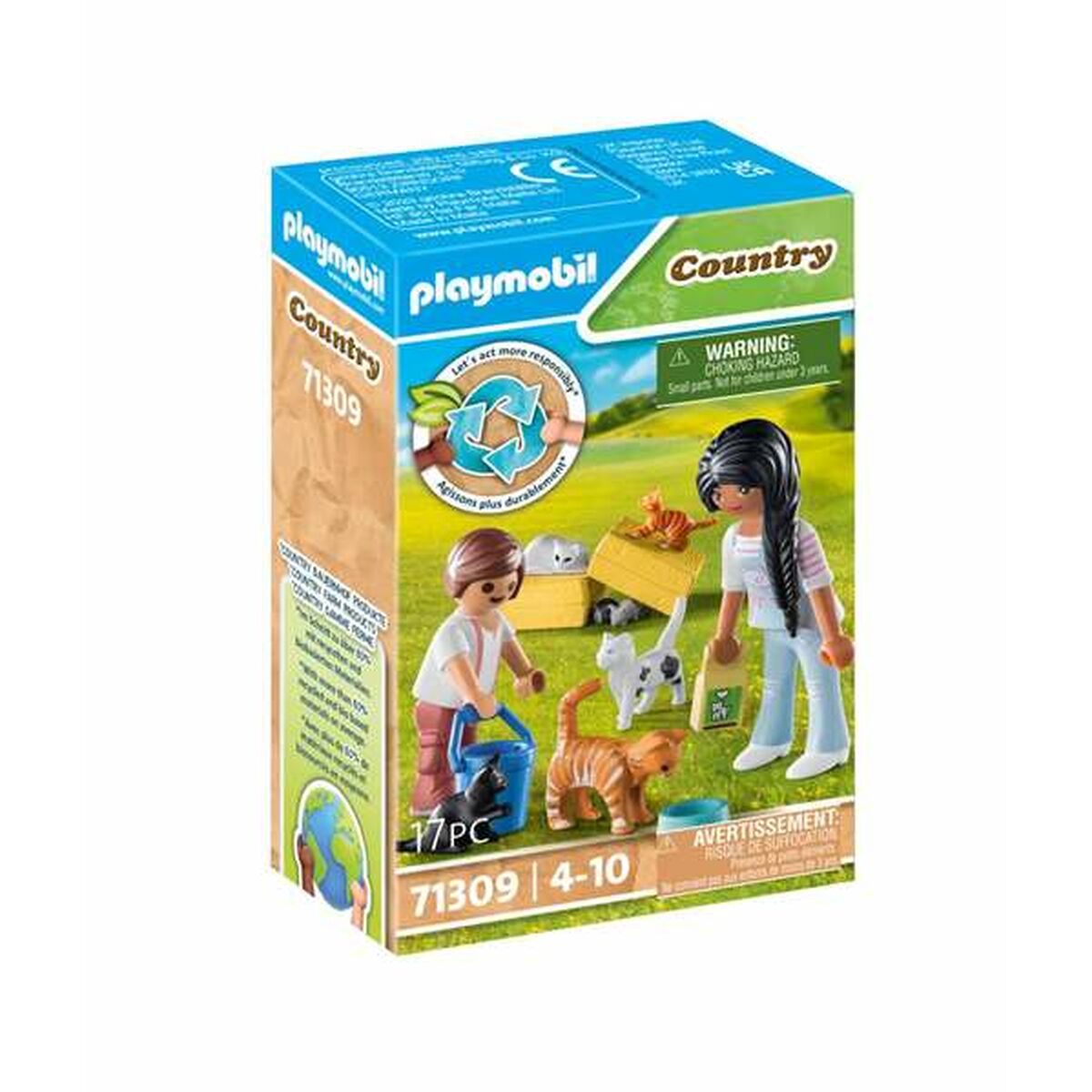 Playset Playmobil Country Katzen 17 Stücke