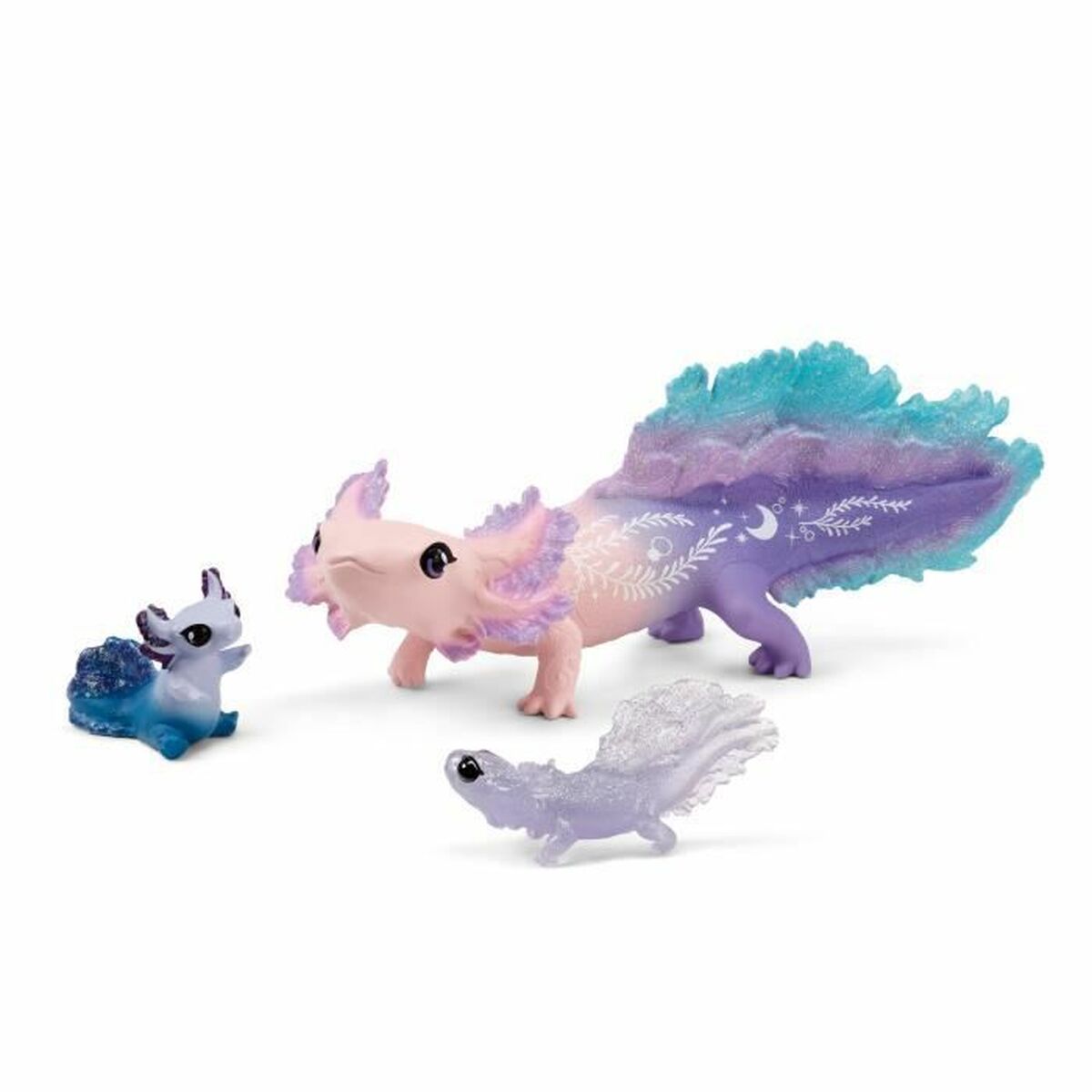 Action Figure Schleich Salamandre Axolotls 3 Pieces