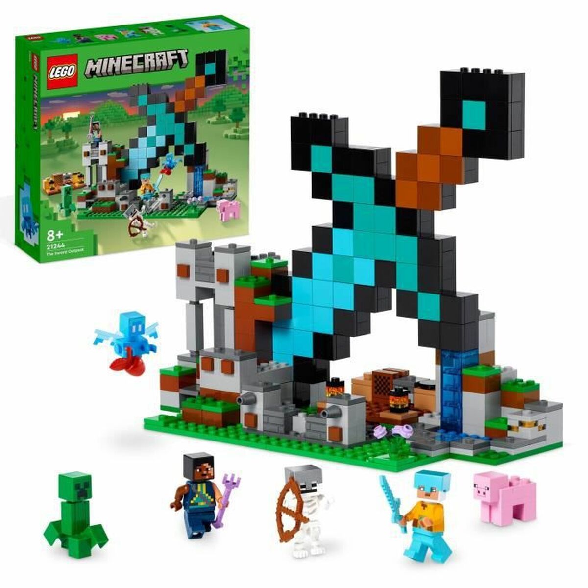 Playset Lego Minecraft 21244 Tower 427 Stücke