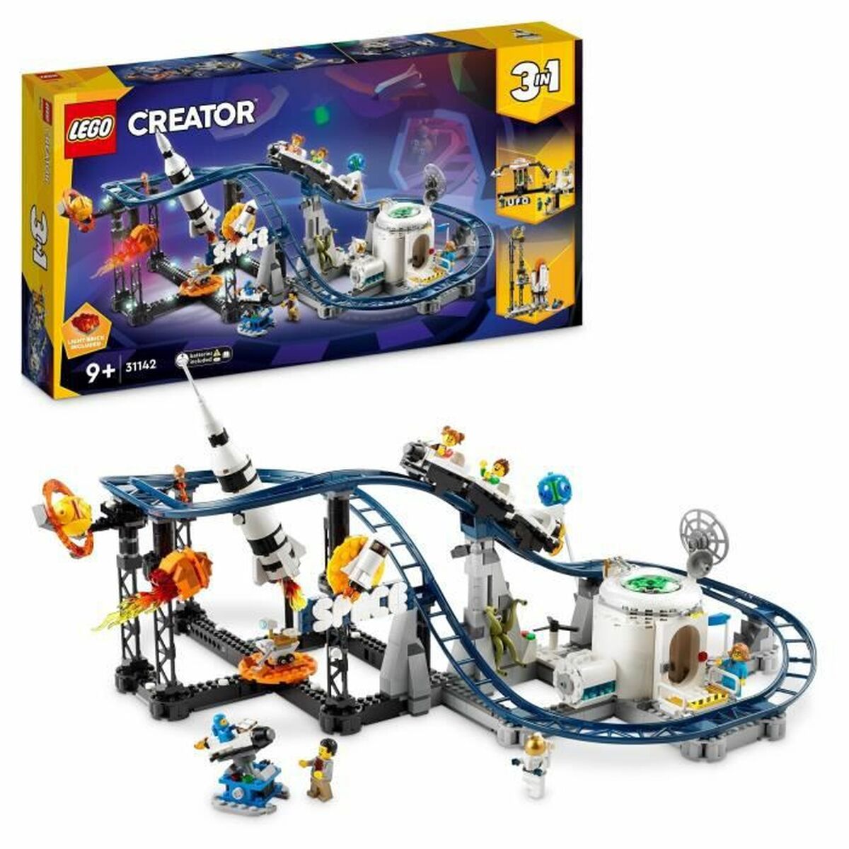 Konstruktionsspiel Lego Creator 31142 Space Rollercoaster Bunt 874 Stücke