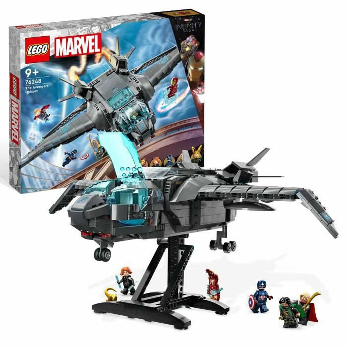 Konstruktionsspiel Lego Marvel 76248 The Avengers Quinjet 795 Stücke