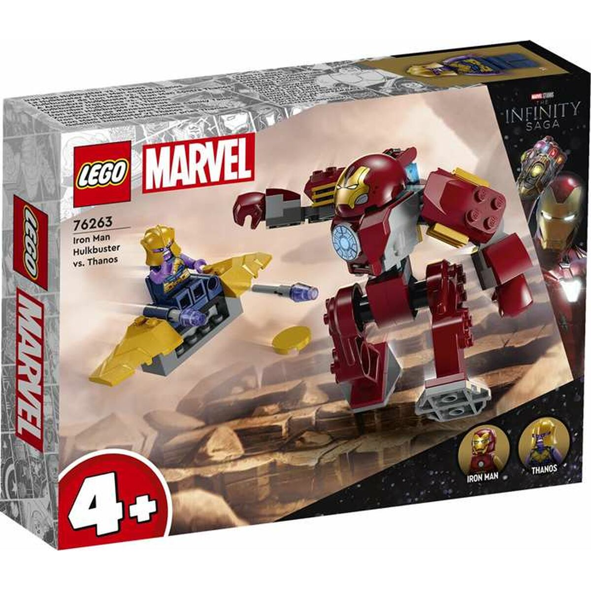 Konstruktionsspiel Lego 76263 Iron Man's Hulkbuster vs. Thanos