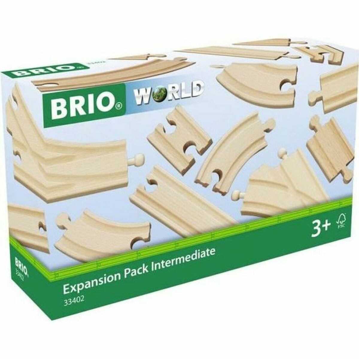 Zuggleis Brio Intermediate Evolution Set Holz 16 Stücke