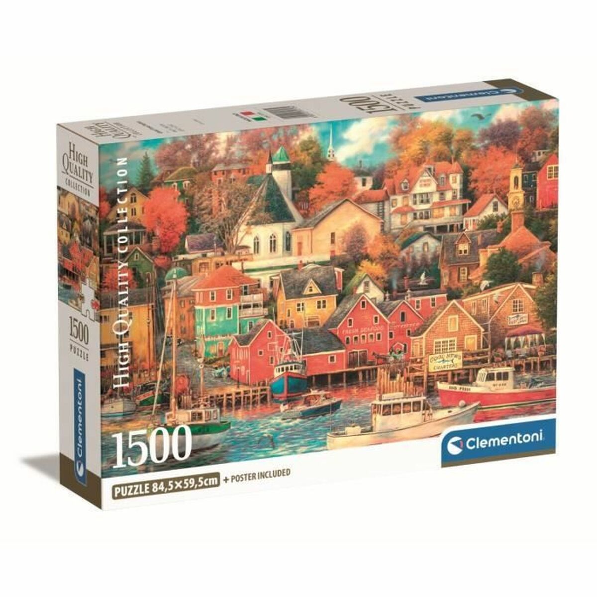 Puzzle Clementoni Good Times Harbor 1500 Pièces