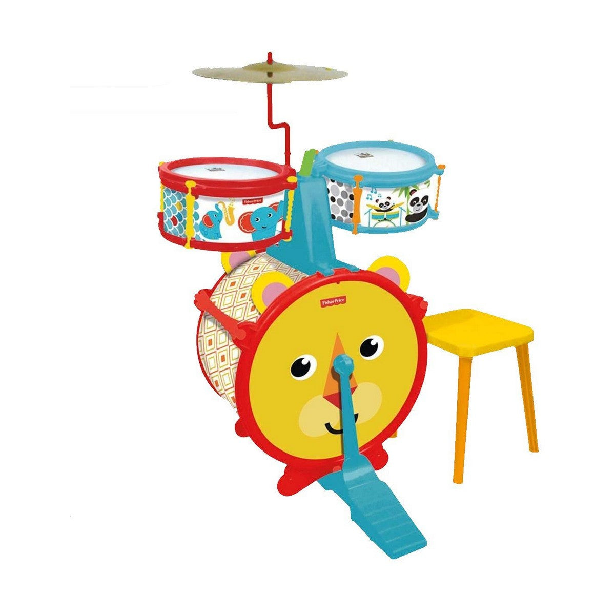 Batterie musicale Fisher Price   animaux Plastique