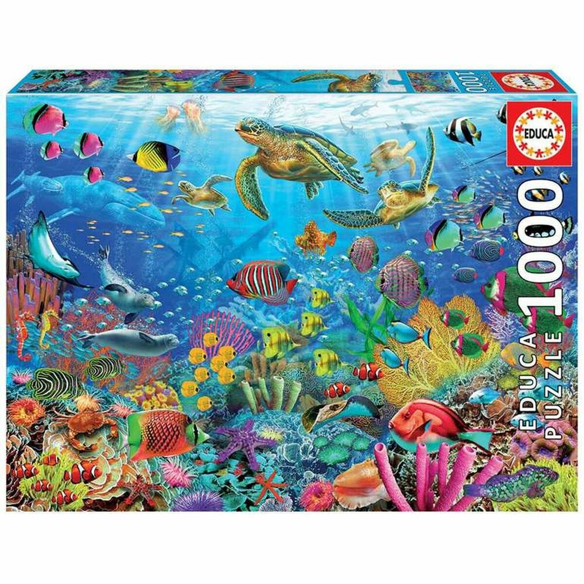 Puzzle Educa Turtles in Paradise 1000 pcs