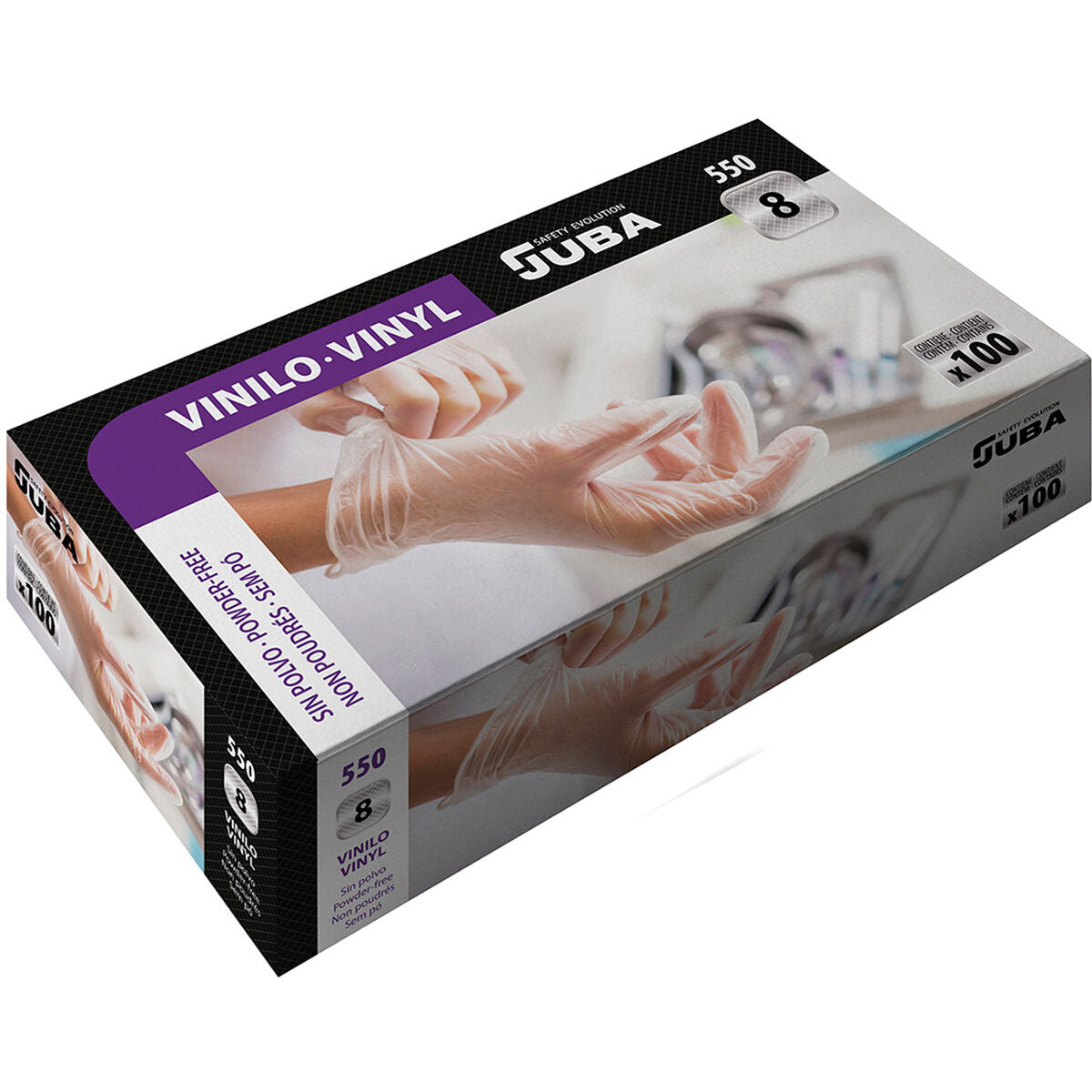 Disposable Gloves JUBA Box Powder-free 100 Units