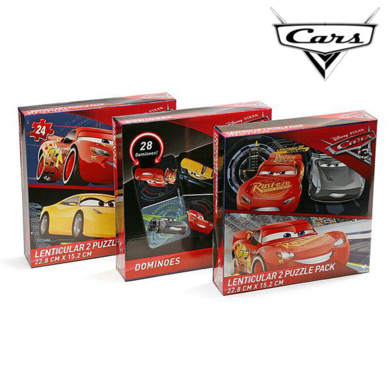 Set de dominos et puzzle Cars 3 Unités