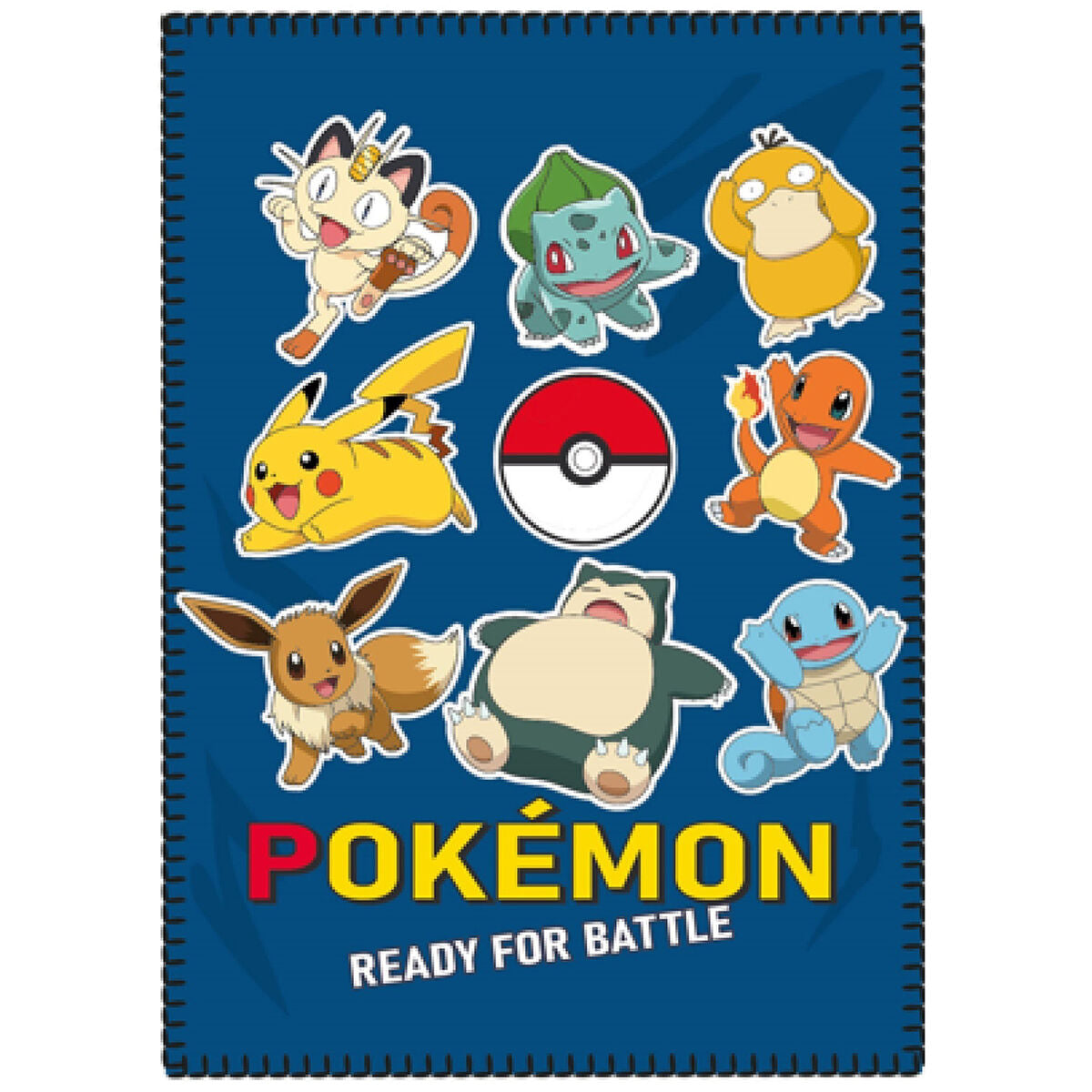 Blanket Pokémon Pikachu 100 x 140 cm Multicolour Polyester