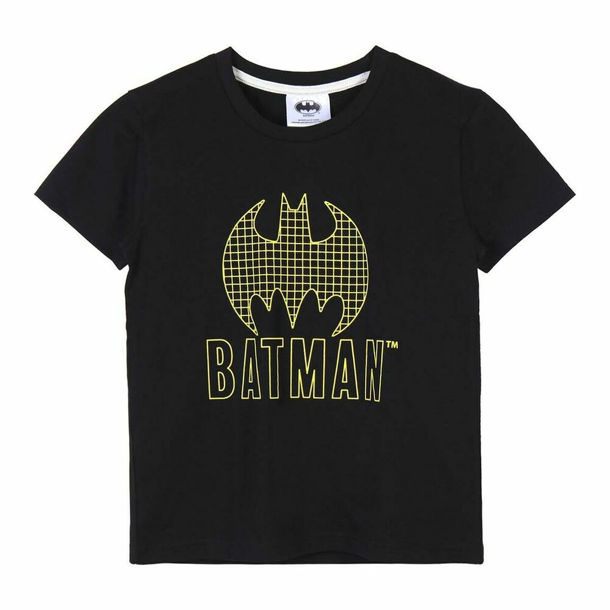 T shirt à manches courtes Enfant Batman Noir