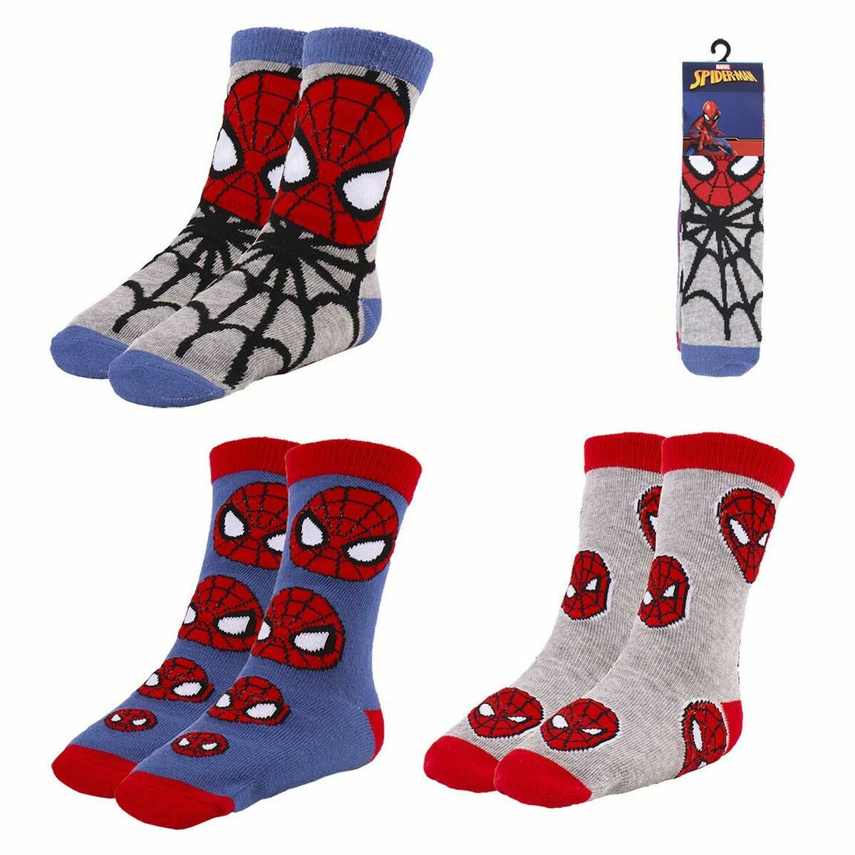 Chaussettes Spider-Man 3 paires