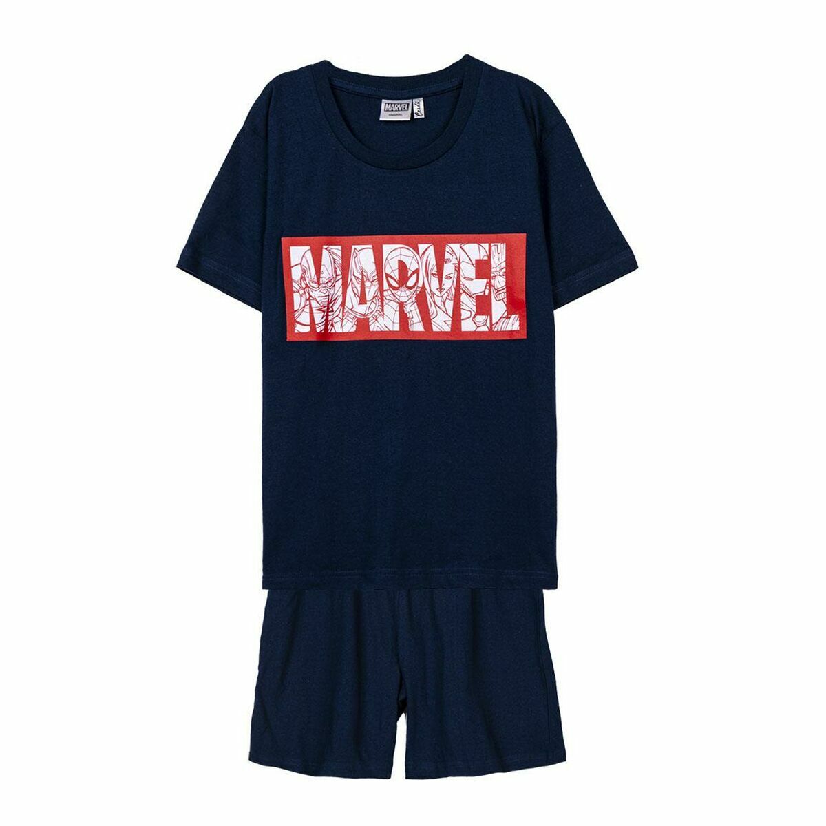 Schlafanzug Für Kinder Marvel Dunkelblau