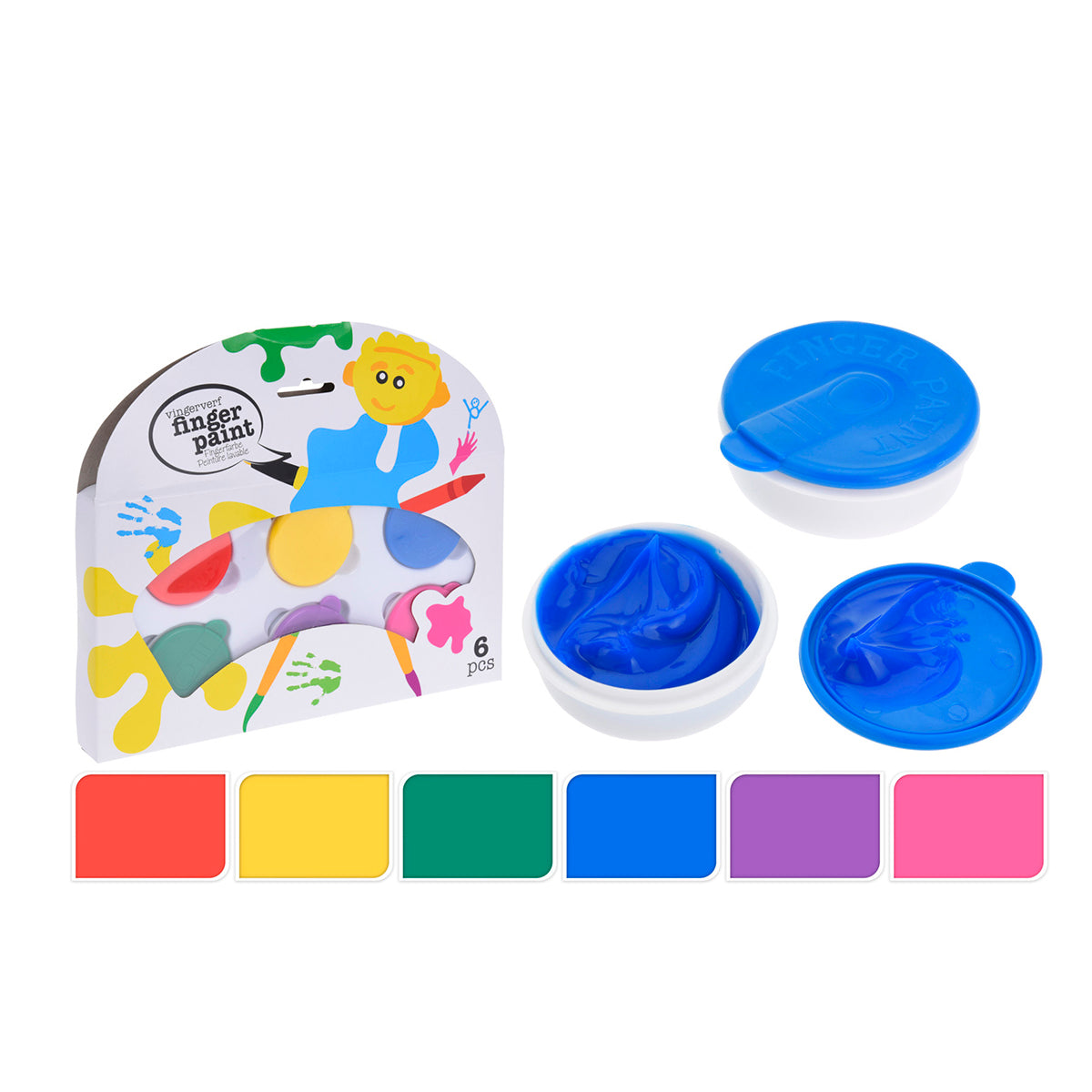 Finger Paint Kids Pack of 6 units