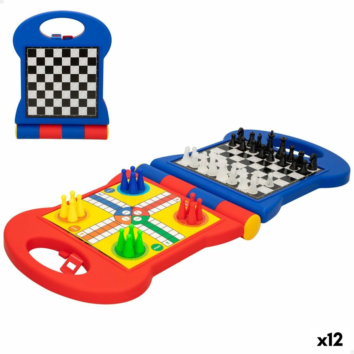 Tischspiel Colorbaby Schach 24 x 3 x 17 cm (12 Stück) (105 Stücke)