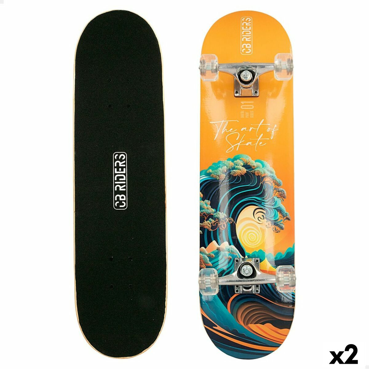 Skateboard Colorbaby (2 Unités)